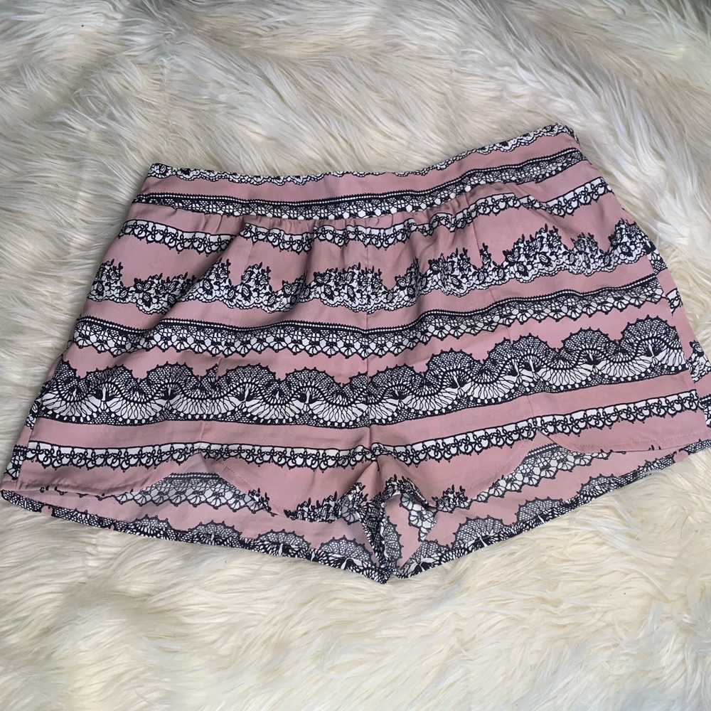 F21 Cute Satin Shorts